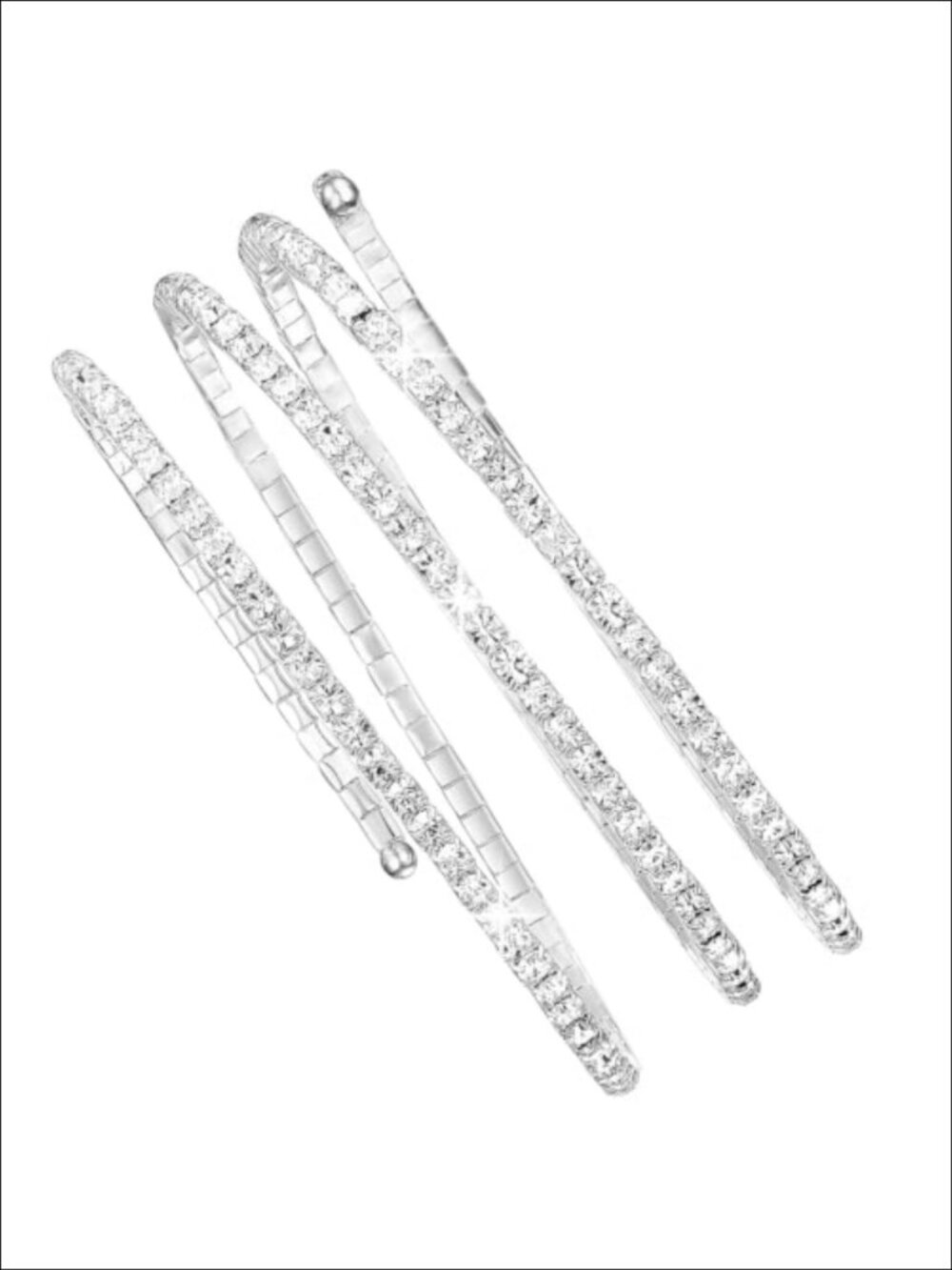 Rhinestone Multilayer Arm Cuff Bracelet Crystal Party Wedding Jewelry